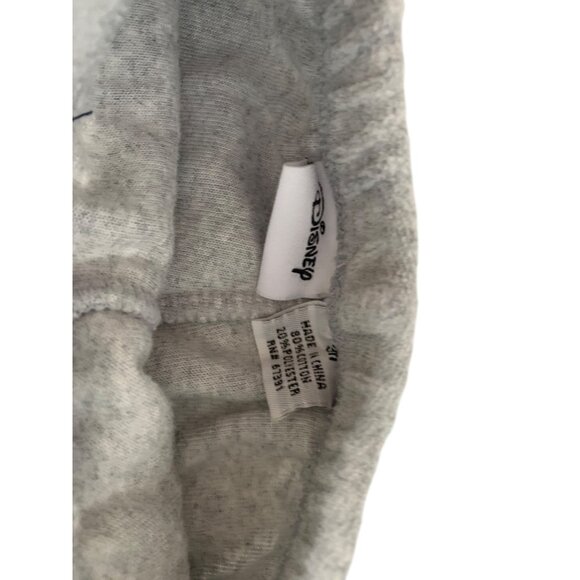 Vintage DIsney Infant Baby Size 3 Months Gray Fleece Pull On Pants - Picture 3 of 3